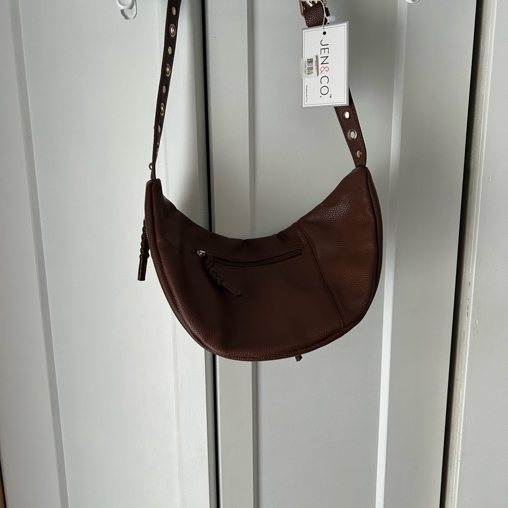 Jen & Co. Nova Sling Brown Women's Bag New